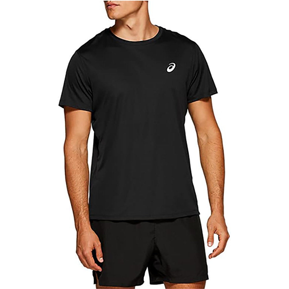Asics Silver Short Sleeve Top Mens