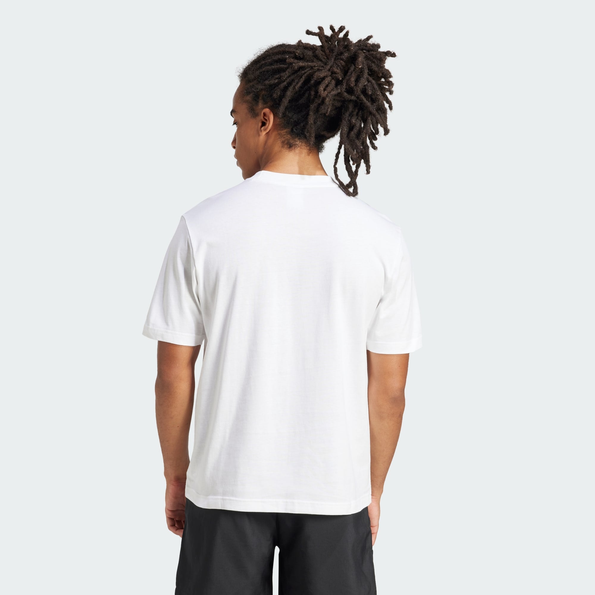 Adidas Essentials Small Logo Single Jersey Tee Mens