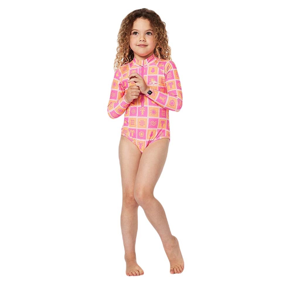 Rip Curl Sun UPF Long Sleeve Surf Suit Girls