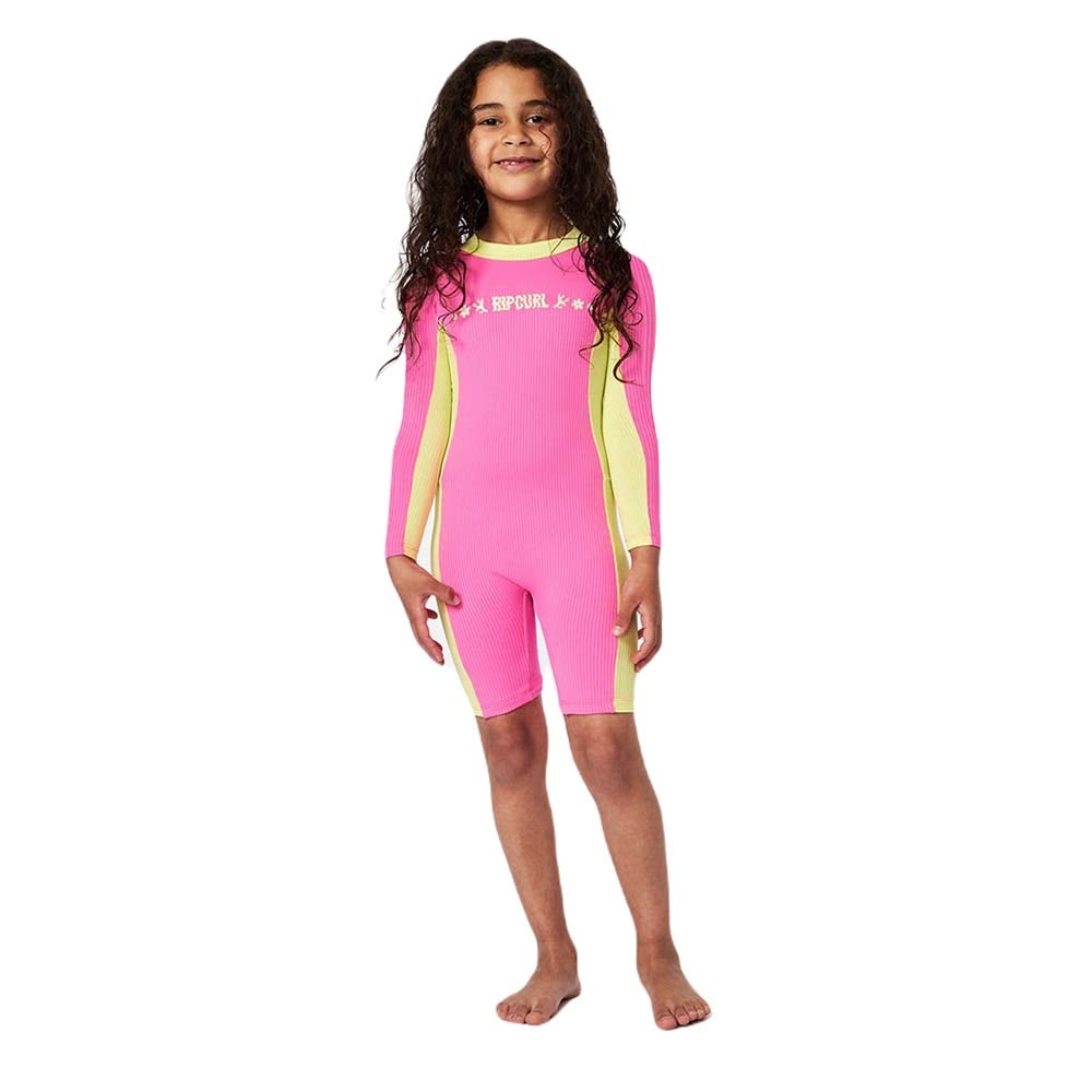 Rip Curl Sunkiss UPF Long Sleeve Back Zip Wetsuit Girls