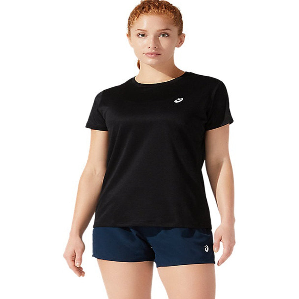 Asics Silver Short Sleeve Top Womens