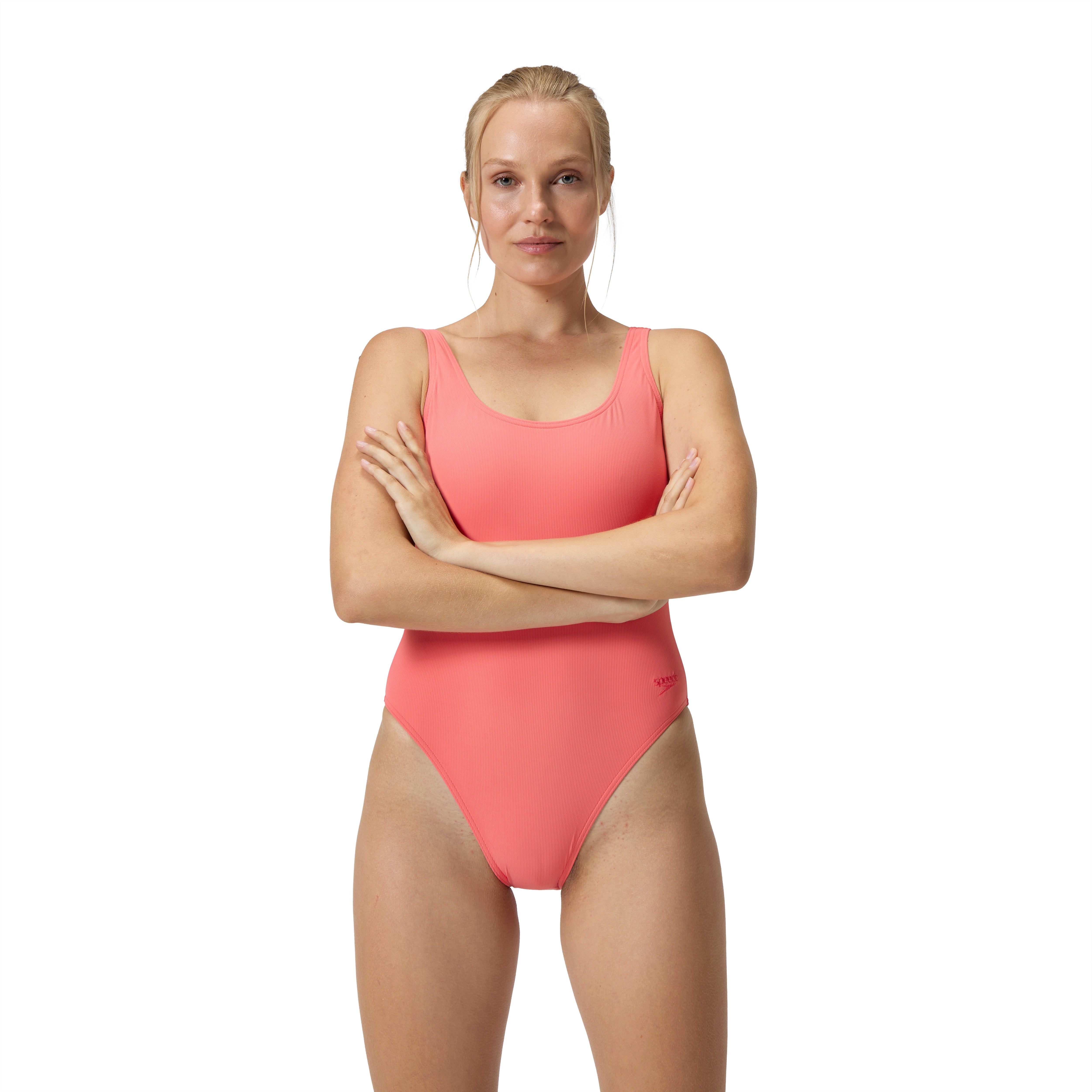 Speedo Womens Textured Deep UBack