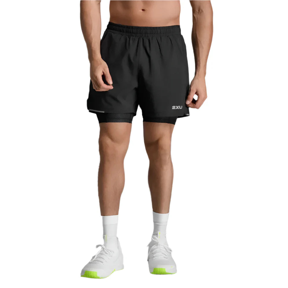2XU Aero 2-in-1 5" Shorts Mens