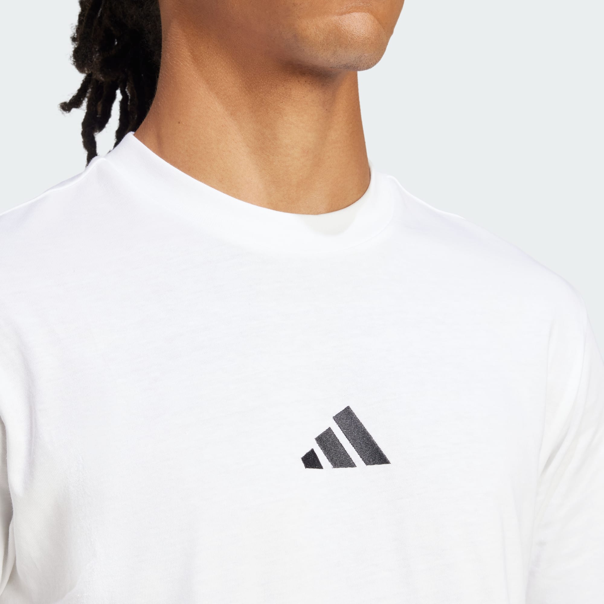 Adidas Essentials Small Logo Single Jersey Tee Mens