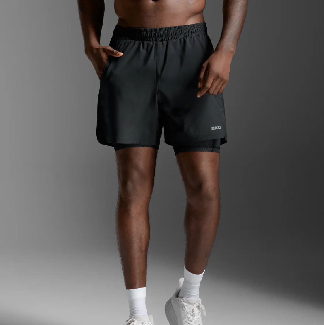 2XU Aero 2-in-1 5" Shorts Mens