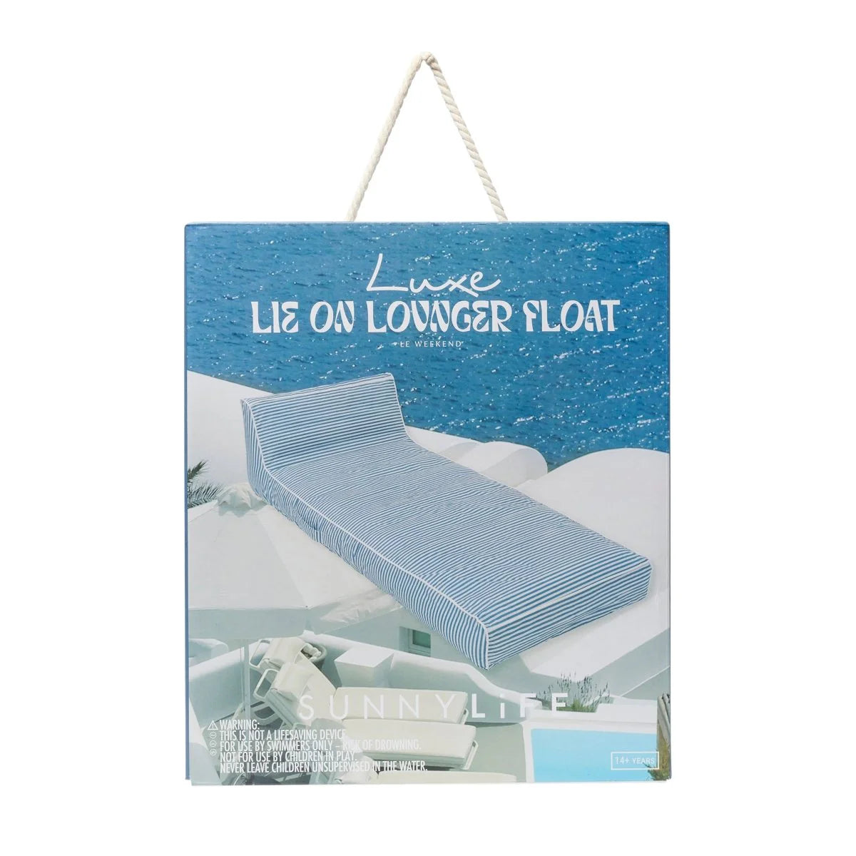 Sunnylife Luxe Lie-On Lounger Float – Le Weekend