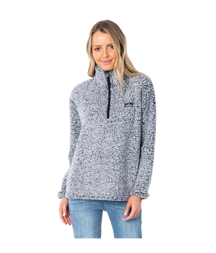 Rip Curl Dark N Stormy 1/4 Zip Crew Jumper Womens