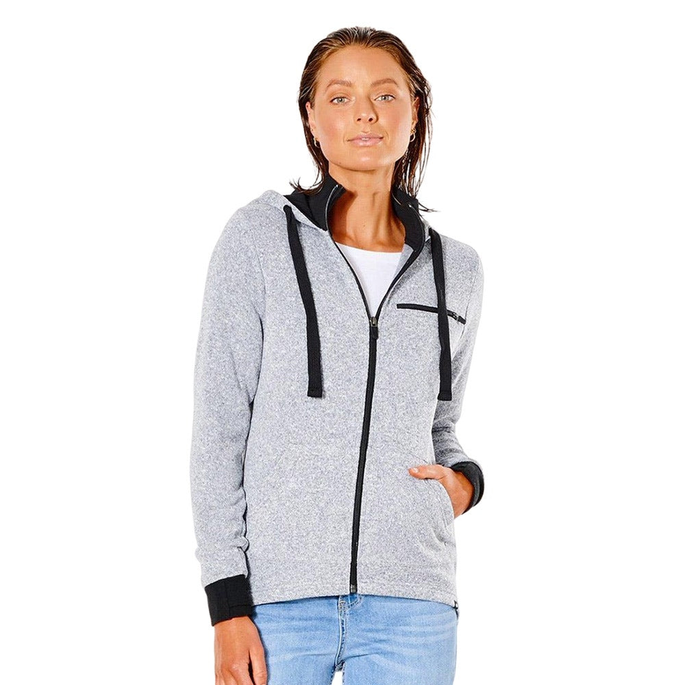 Rip Curl Luxe Zip Thru Hood Womens