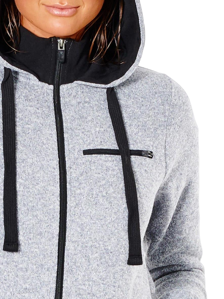 Rip Curl Luxe Zip Thru Hood Womens