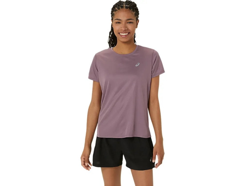Asics Silver Short Sleeve Top Womens