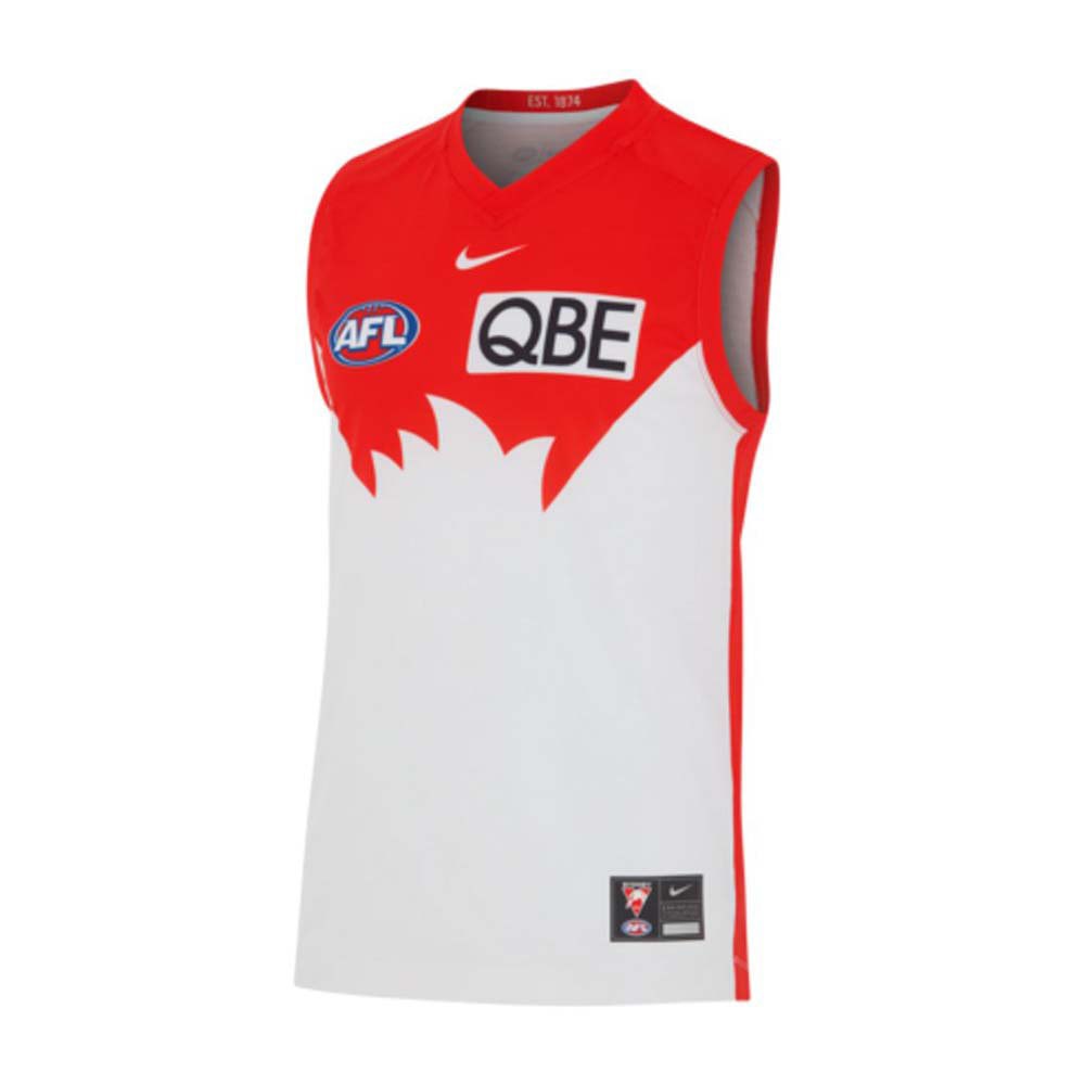 Sydney Swans AFL Stadium SL Guernsey Home Mens